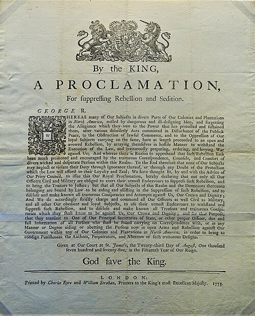 Proclamation of Rebellion
